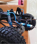 Adjustable Oil Piggyback RC Shock Absorber 70-123mm with remote reservoir for 1/10 scale crawler Axial SCX10 CNC aluminum.