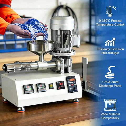 No Sweat 3D Filament Extruder Maker Machine With 1000w Power And Pid Temperature Control For Quick Diy Projects And Turning Waste Plastic Into Premium Filament At Lightning Pace