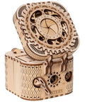 3D Wooden Puzzle Password Box Kit For Adults And Teens With A Hidden Combination Lock Mechanism Laser Cut Wood No Glue Required Clear Instructions Mind Bender Gift For Christmas Or Birthday, open wooden box