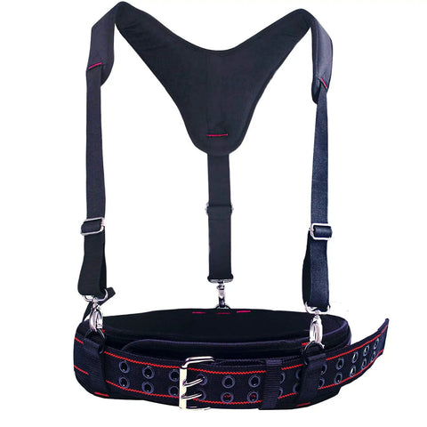 3 Inch Padded Tool Belt For Heavy Duty Work Built Tough With Breathable Mesh Foam Padding And Double Layer Polyester Bar Track Pouch Support