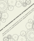 Illustration of gears with text "VERWENDET IN VERSCHIEDENEN MECHANISCHEN GETRIEBEGELEGENHEITEN" featuring mechanical design elements.