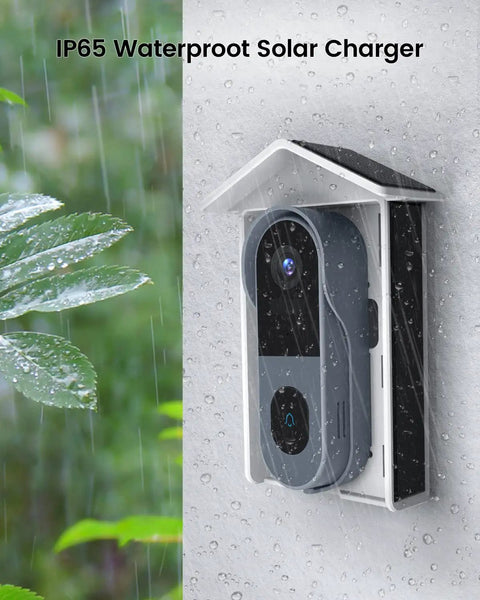 Solar Charger For Video Doorbells And Cameras Keeps Your Doorbell Charged With Solar Power Waterproof Universal Micro USB