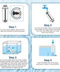 DLSC002 Water Filter Replacement For Espresso Machines Compatible With Eletta Series Eletta Explore Dinamica Magnifica Evo Magnifica S Magnifica Start Cappuccino System Ecam Esam Etam, 4-step setup guide