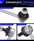 Bolt On Zinc Nickel Alloy Front Stabilizer Sway Bar Links For 2013 2018 Toyota Avalon 2007 2017 Camry And 2013 2018 Lexus ES300h ES350 K750123 showing hexagon socket and bolt details