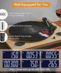 Digital Turntable Tracking Force Scale Gauge For Vinyl Nerds Precise Stylus Pressure Meter For Accurate Cartridge Readouts Protect Records And Tonearm Easy Calibration And Superior Sound on turntable