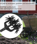 2 In 1 Garden Soil Scarifier And Till Tool With Long Spikes For Deep Plowing And Aeration, wear resistant rotary tiller, removable