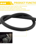 Half Inch ID Transmission Oil Cooler Hose Replacement For Transmission Line coiled on white background