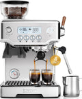 All-In-One Espresso Machine With Built-In Grinder, 58mm Portafilter, 15 Bar Pressure, 190 To 205 F Temperature, Powerful Milk Frother