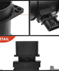 Close-up of Mass Air Flow Sensor Assembly 5 Pins For Chevy Traverse 2009 2014 And Buick Enclave showing sensor connectors