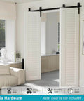 52 Inch Bi Folding Sliding Barn Door Hardware Track Kit For Small Spaces With Smooth And Quiet Operation Side Mounted Black Rollers Easy Install Door Not Included Fits Four 12 Inch Bifold Doors