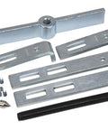 Heavy Duty Ten Ton Two Way Straight Jaw Puller Set with Long Reach 18 Inches showing components including jaws and bolt