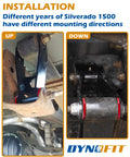 Installation of Rear Drop Shackle Kit For 1999-2019 Chevy Silverado 1500 And GMC Sierra 1500 Adjustable 1 To 2 Inch Lowering