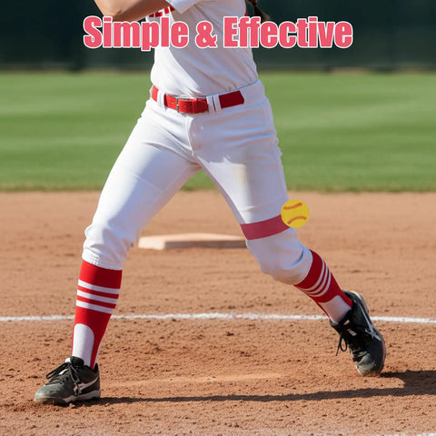 Person demonstrating softball pitching pose using Softball Pitching Training Aid For Clean Mechanics And Realistic Throws