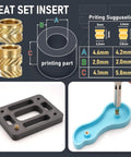 M3 Fasteners Kit For 3D Printing With Heat Set Inserts Hex Nuts Washers And Socket Head Cap Screws 630Pcs diagram