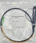 Opti Tap fiber patch cable, SC/APC to SC/APC, simplex SMF G.657.A2, 3 ft, orange fiber inside, green APC connectors
