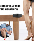 Built Tough Yet Soft Black Foam Corner Protectors Four Pack Pre Taped Rubber Edge Guards For Beds Tables And Desks against sharp table corners.