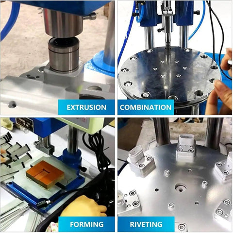 Heavy Duty 200kg Pneumatic Punch Press Machine Smooth Microcomputer Control System High Precision Bending Riveting And Double Button Metal Forming Built Tough For Your Daily Shop Grind