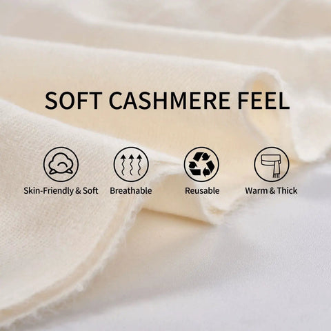 Soft cashmere feel fabric highlighting skin-friendly and breathable qualities for Black And White Piano Grid Long Scarf With Casual Fringe Edge Mega Comfy Winter Shawl Wrap Offering Serious Cozy Warmth Big Time Christmas Gift For Anyone Hunting Premium Chill Styles.