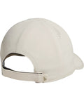 Back view of Superlite Hat For Women Lightweight Moisture Wicking Cap For Gym Ready Workouts with adjustable strap in beige.