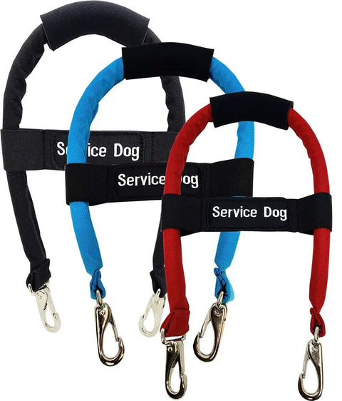12 Inch Service Dog Handle Bridge Attachment For Harnesses Heavy Duty Nylon Webbing With Soft Neoprene Grip Adjustable Universal Pet Control Tool That Delivers Rock Solid Daily Walking Ease