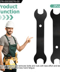 Two Pack Pro Grade Replacement Grinder Wrench Set For Popular Die Grinders, Durable OEM Style Wrench Compatible With 4287 Type 101