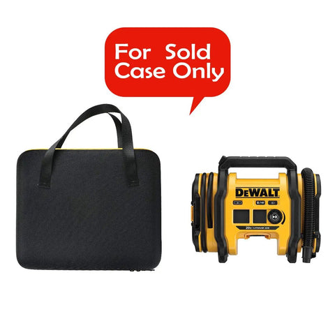 Hard Case For DEWALT DCC020IB 20V Max Tire Inflator Replacement Protective Carry Case With Soft Inner Lining And Shock Absorbent Shell