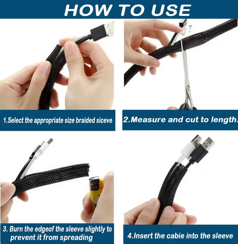 Step-by-step guide using Pro Grade All In One Automotive Wire Loom Kit For Easy Wiring Protection And Boss Cable Management Split Tubing