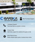 Exterior view of BARSKA corporate building with after-purchase support services, including US-based support and product help.