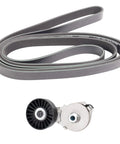 Heavy Duty Complete Serpentine Drive Belt And Tensioner Assembly Kit Stops Squealing Keeps Engine Running Smooth As Butter Ensures Power For Daily Commute And Cruising Fixes Belt Fast To Avoid Expensive Breakdowns Or Trouble And Keeps Driving Safe. Serpentine belt and tensioner assembly