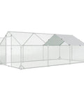 Heavy Duty Walk In Chicken Run Pen 10x20 Feet with Predator Proof Galvanized Hardware Cloth Cage, UV Cover, Large Coop for 18-22 Chickens