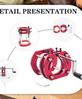 Pro Grade Router Lift Base With Aluminum Alloy Construction, 4 Jaw Clamping, Stainless Steel Rod, DIY Woodworking 64-66mm