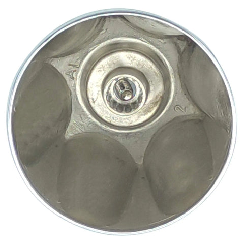 Base view of Verve 3 Piece Replacement Handle Set For Price Pfister Tub And Shower Systems Hot Cold And Diverter 12 Point Broach