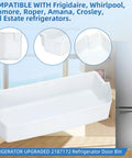 Door Shelf Bin Replacement For Whirlpool Kenmore Amana Frigidaire Roper Estate Pro Grade Fit Refrigerator Bin 2187172 2 Pack