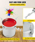Heavy Duty Gallon Pressure Paint Tank With Dual Hose Spray Gun For Drip Free Smooth Coverage On Decks Fences Exterior Walls And Wooden Furniture Kill Weekend DIY Jobs Like A Pro with red paint and secure lid clamps.