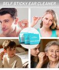 Sticky Ear Wax Remover Sticks For Gentle Cleanout Reusable Ear Picks Kit For Kids And Adults Portable Home Ear Wax Cleaning Supplies Skin Friendly Tips No Fuss No Scratch 3 Boxes 72 Pcs Total image showing people using ear sticks.
