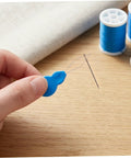 Gourd Shaped Needle Threaders 100 Pack Plastic Threading Tools For Hand Sewing And Embroidery, Effortless Threading, Versatile Use For Travel, Grab And Go DIY Crafts, And Quick Needle Tasks in hand