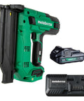 18V MultiVolt Compact Cordless Brad Nailer Kit with Two Ah Battery Drives Five Eighths to Two Inch Nails Lightweight Five and a Half Pounds