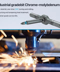 Close-up of CNC machine in use with sparks flying, showcasing industrial-grade bit from 24 In 1 Magnetic Screwdriver Set.