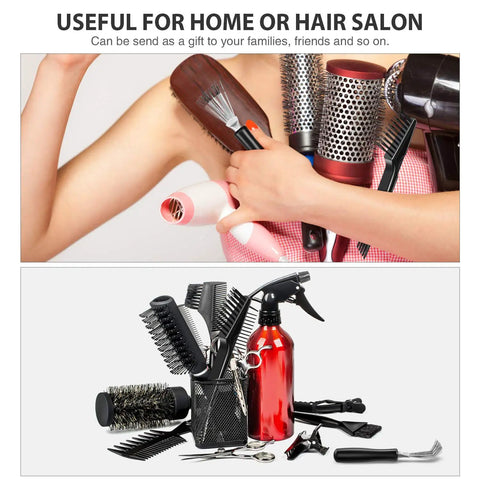 Two In One Hair Brush Cleaning Tool with Dual Sided Brush and Metal Rake for deep cleaning tools at home or salon.