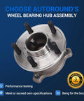 Rear Wheel Hub and Bearing Assembly for Ford Escape 2013-2019, C-Max 2013-2018, Lincoln MKC 2015-2019 5 Lug with ABS Sensor