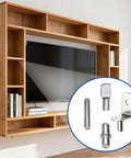 Top Shelf Nickel Plated Shelf Pins Kit Includes Sixty Four Workhorse Pegs In Four Sleek Profiles for modern shelving support.