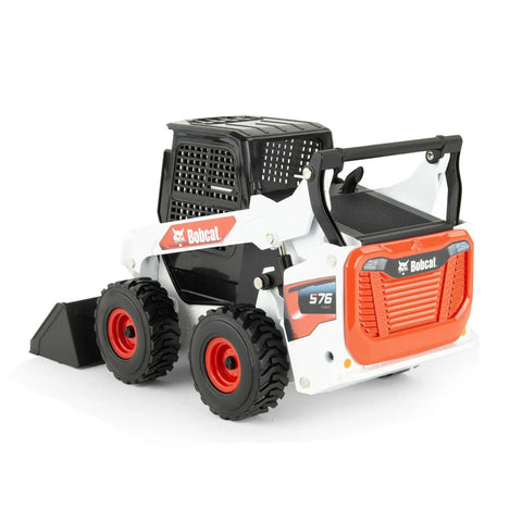 Bobcat 1/16 Scale Skid Steer Loader Diecast Toy With Fully Functional Front Loader And Tilt Bucket Realistic Bobcat Graphics Rubber Wheels Built Tough For Kid Friendly Play And Collectors Ages Three And Up