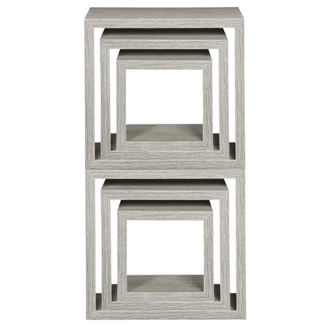 Slick Multi Size Floating Wall Shelves In Weathered Grey Seriously Durable Decorative Storage Rack Totally Modular Display Shelving For Any Solid Home Or Office Setup