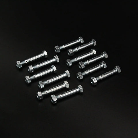 Top Shelf 12 Pack Shear Pin Bolts With Nuts For Ariens Snow Blowers Badass Durability Premium Steel Replacement Hardware 2 1/8 Inch By 5 16 Compatible Pro Series Winter Beater Kit