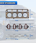All In One Full Cylinder Head Gasket Kit For 4.8L And 5.3L V8 Trucks And SUVs Like Silverado Tahoe Suburban Express Sierra Savana Yukon And Buick Escalade Replacement