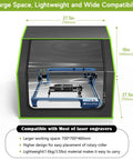 Pro Grade Laser Engraver Enclosure With Vent, Fireproof And Dustproof Protective Cover, dimensions 700x700x460mm