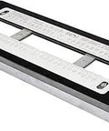 Pro Grade Adjustable Lock Jig For Mortise And Latch Faceplates, Quick Setup With Sliding Plates And Stops, door hardware tool