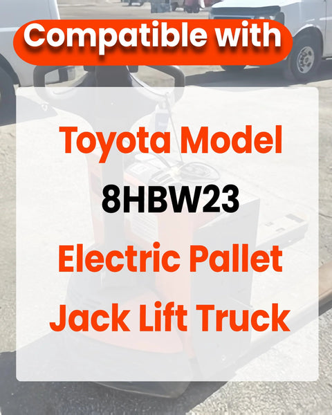 2 Pcs Pallet Jack Wheel Load Kit 8HBW23 Replacement For Electric Pallet Jack Lift Truck Compatible With Model 8HBW23 shown