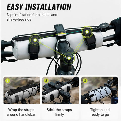 Waterproof Bike Handlebar Bag For Marin Mount Vision Rift Zone Nail Trail Hawk Hill Front Storage Bag easy installation