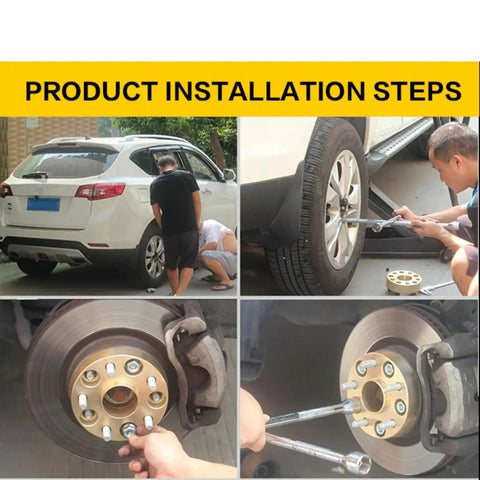 Top Tier Wheel Lug Studs Kit For Audi Q3 Q5 TT A1 A2 S3 RS3 R8 Stylish Replacement Bolts And Nut Caps That Make Your Ride Look Fresh And Secure Without Breaking The Bank. installation steps showing lug studs on a wheel hub